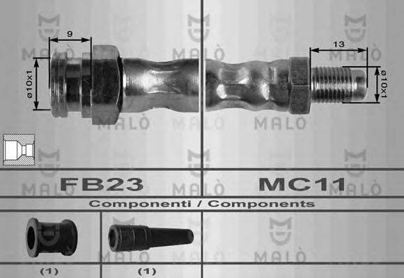 Тормозной шланг 8364 MALO