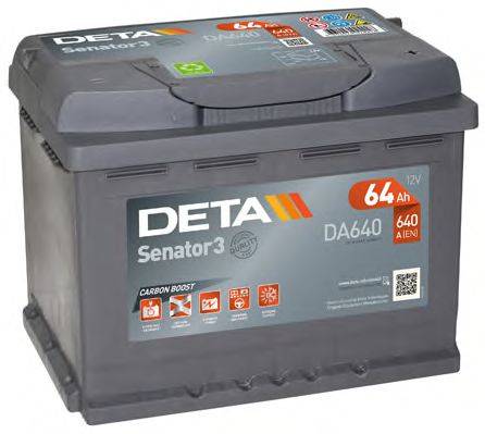 Стартерная аккумуляторная батарея DA640 DETA