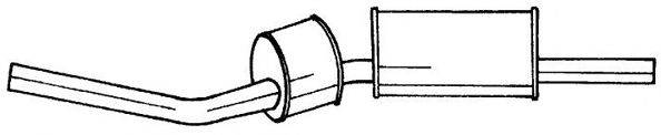 Глушитель выхлопных газов конечный