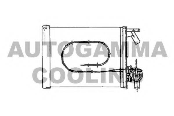 Теплообменник, отопление салона 101628 AUTOGAMMA