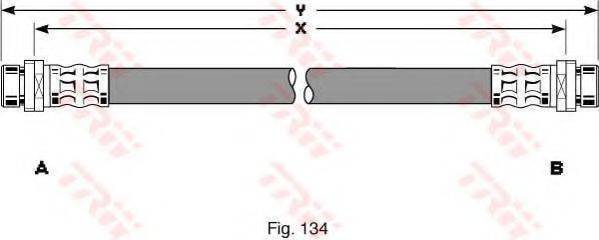 Тормозной шланг PHA293 TRW