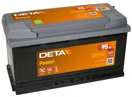 Стартерная аккумуляторная батарея DB950 DETA