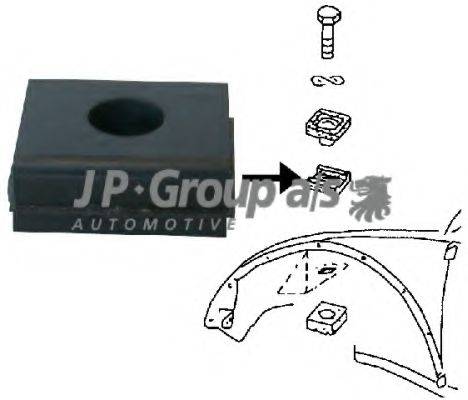 8184001006 JP GROUP Подвеска, вспомогательная рама / агрегатная опора 8184001006 JP GROUP