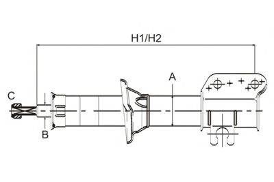 Амортизатор Z 3110R SCT Germany