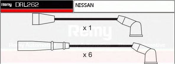 DRL262 REMY Комплект проводов зажигания DRL262 REMY