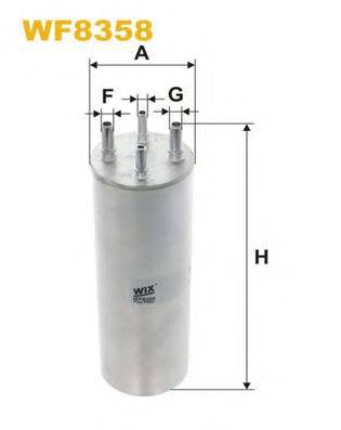 Фильтр топливный WF8358 WIX FILTERS