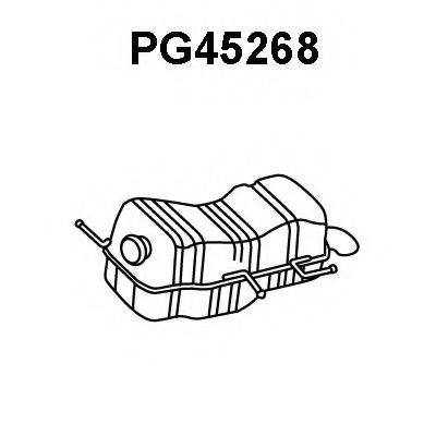 Глушитель выхлопных газов конечный PG45268 VENEPORTE