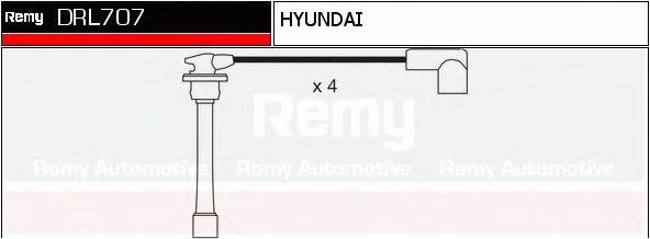 DRL707 REMY Комплект проводов зажигания DRL707 REMY
