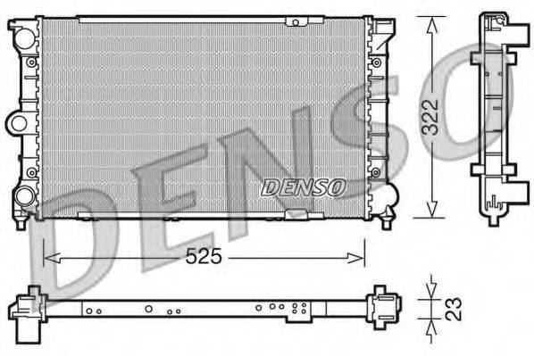 Радиатор, охлаждение двигателя DRM32031 DENSO