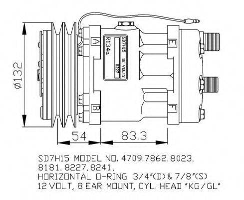 Компрессор 32131G NRF