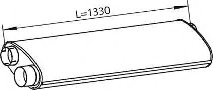 Средний / конечный глушитель ОГ 28326 DINEX