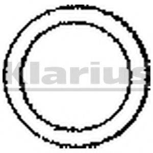 Уплотнительное кольцо, труба выхлопного газа 410418 KLARIUS