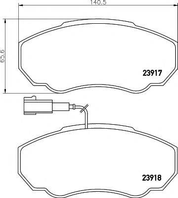 23917/19,1мм Тормозные колодки PAGID T1354 PAGID