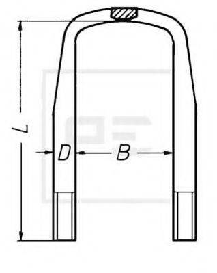 Стремянка рессоры 015.102-00A PE Automotive