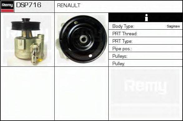 DSP716 REMY Гидравлический насос, рулевое управление DSP716 REMY