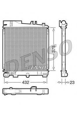 Радиатор, охлаждение двигателя DRM05029 DENSO