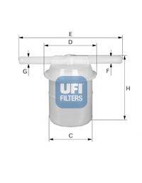 Фильтр топливный 31.005.00 UFI