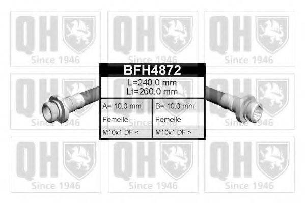 Тормозной шланг BFH4872 QUINTON HAZELL