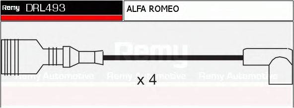 Комплект проводов зажигания DRL493 REMY