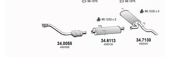 Система выпуска ОГ ART3035 ASSO