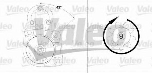 Стартер 458194 VALEO