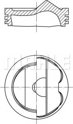 Поршень 038 51 02 MAHLE ORIGINAL