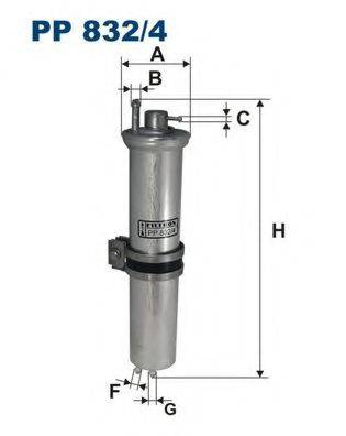 Фильтр топливный PP832/4 FILTRON