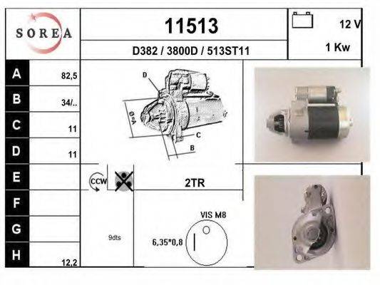 Стартер 11513 EAI