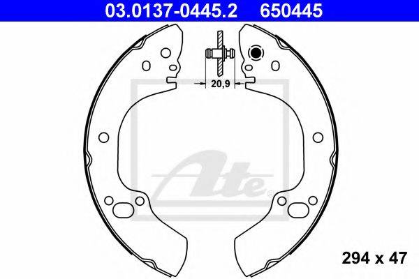 Комплект тормозных колодок S 59 526 BREMBO