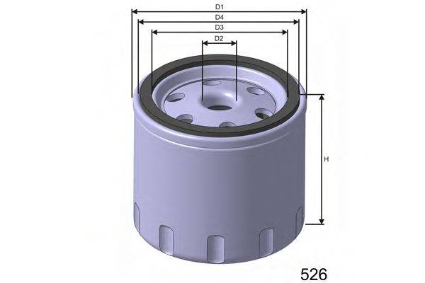 Фильтр топливный M352A MISFAT