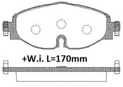 Комплект тормозных колодок, дисковый тормоз RA.0993.0 RAICAM