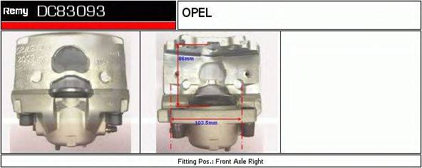 Тормозной суппорт DC83093 REMY