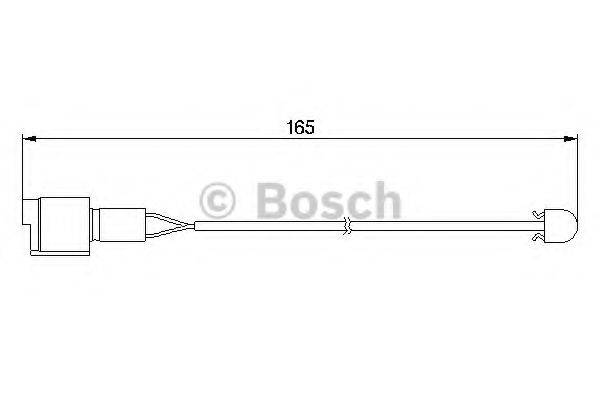 Сигнализатор, износ тормозных колодок 1 987 474 903 BOSCH