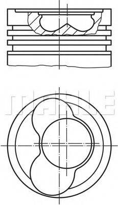 Поршень 030 59 12 MAHLE ORIGINAL