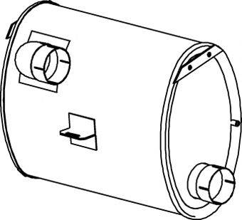 Средний / конечный глушитель ОГ 69319 DINEX
