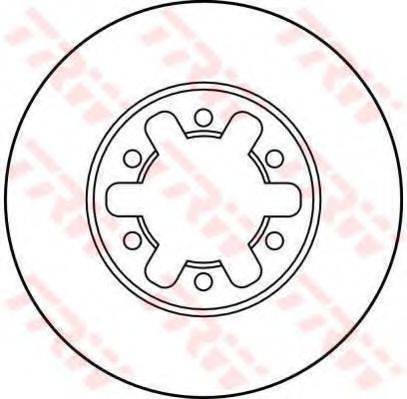 Тормозной диск DF1968 TRW