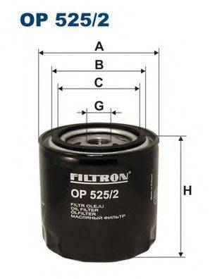 Фильтр масляный OP525/2 FILTRON