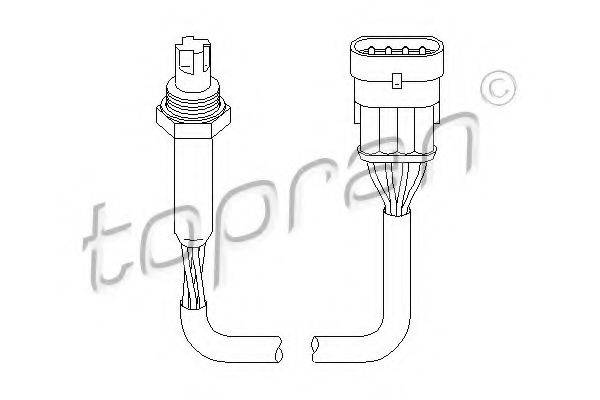 Лямбда-зонд 201 756 TOPRAN