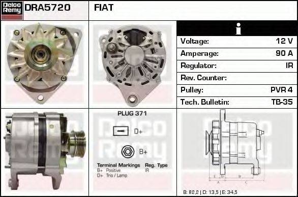 Генератор DRA5720 REMY