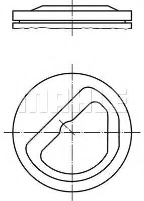 Поршень 082 40 02 MAHLE ORIGINAL