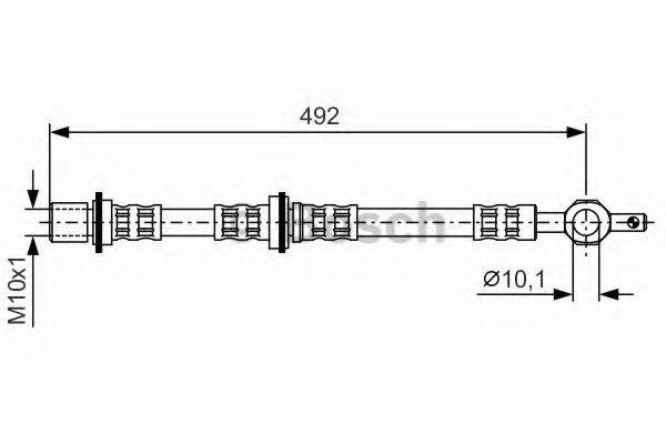Тормозной шланг 1 987 476 724 BOSCH