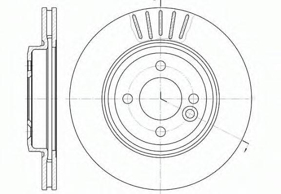 Тормозной диск 23-0666C METELLI