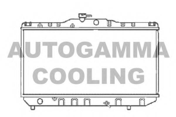 Радиатор, охлаждение двигателя 101016 AUTOGAMMA