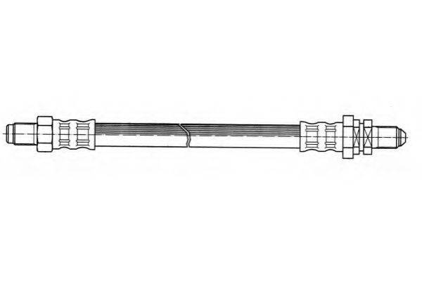 Тормозной шланг FHY2045 FERODO