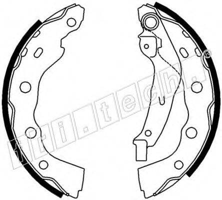 Комплект тормозных колодок 1064.170 fri.tech.