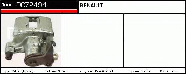 DC72494 REMY Тормозной суппорт DC72494 REMY