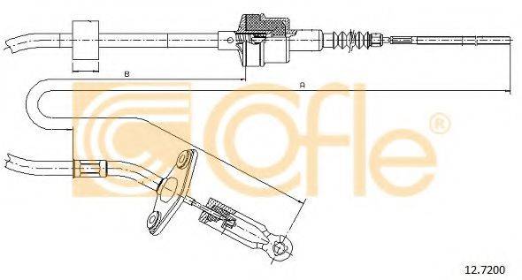 Трос, управление сцеплением 12.7200 COFLE