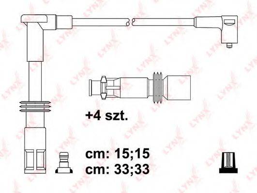 Комплект проводов зажигания SPC1014 LYNXauto