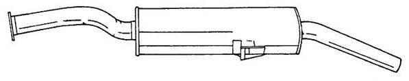 Глушитель выхлопных газов конечный 16646 SIGAM
