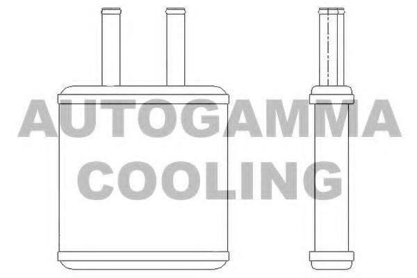 Теплообменник, отопление салона 107078 AUTOGAMMA